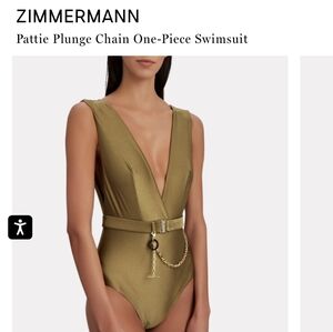 NWOT Sz 0 Zimmermann one piece swimsuit